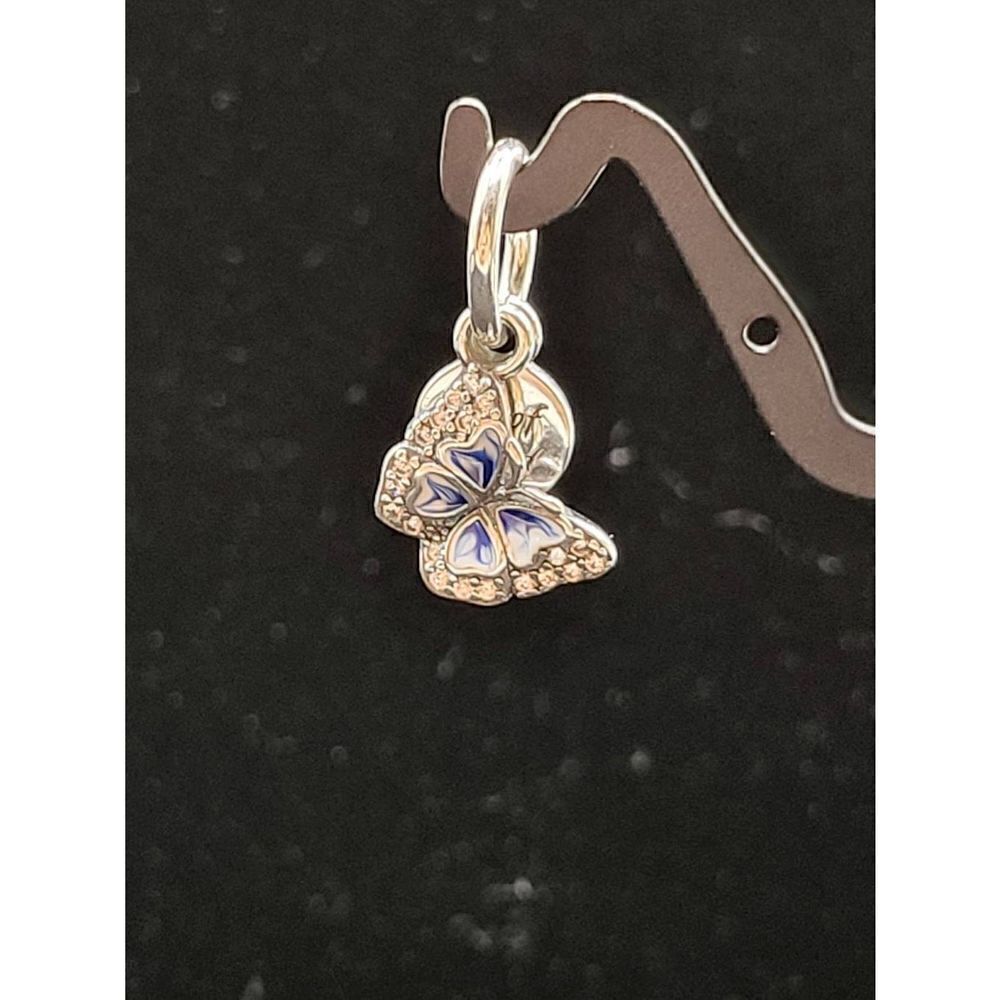 Butterfly Double Dangle Charm - Picture 2 of 4